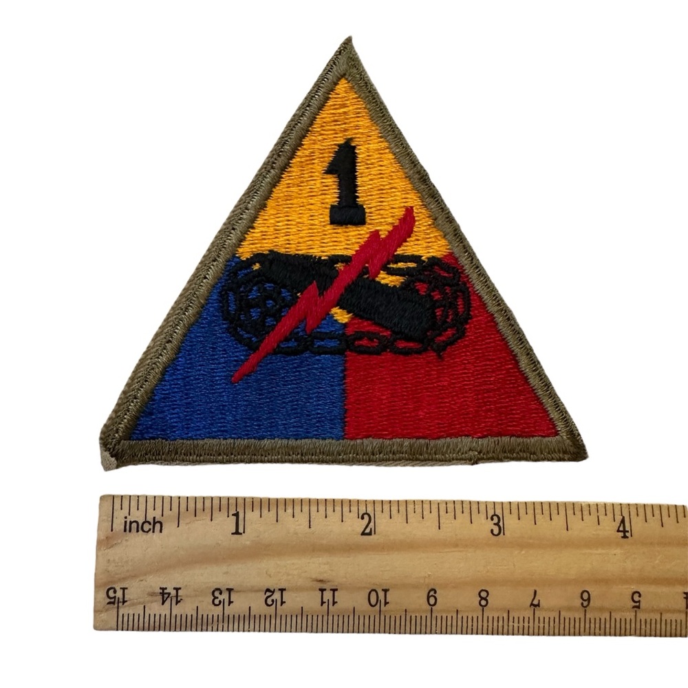 VTG Military Patch Sew On US Army Armor Division Tank Insignia World War 2 Badge